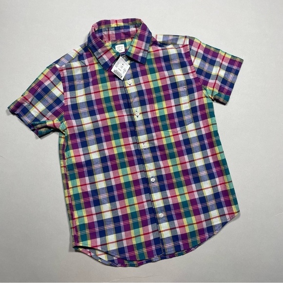 Crewcuts Short Sleeve button up Boys 8 - Picture 8 of 9